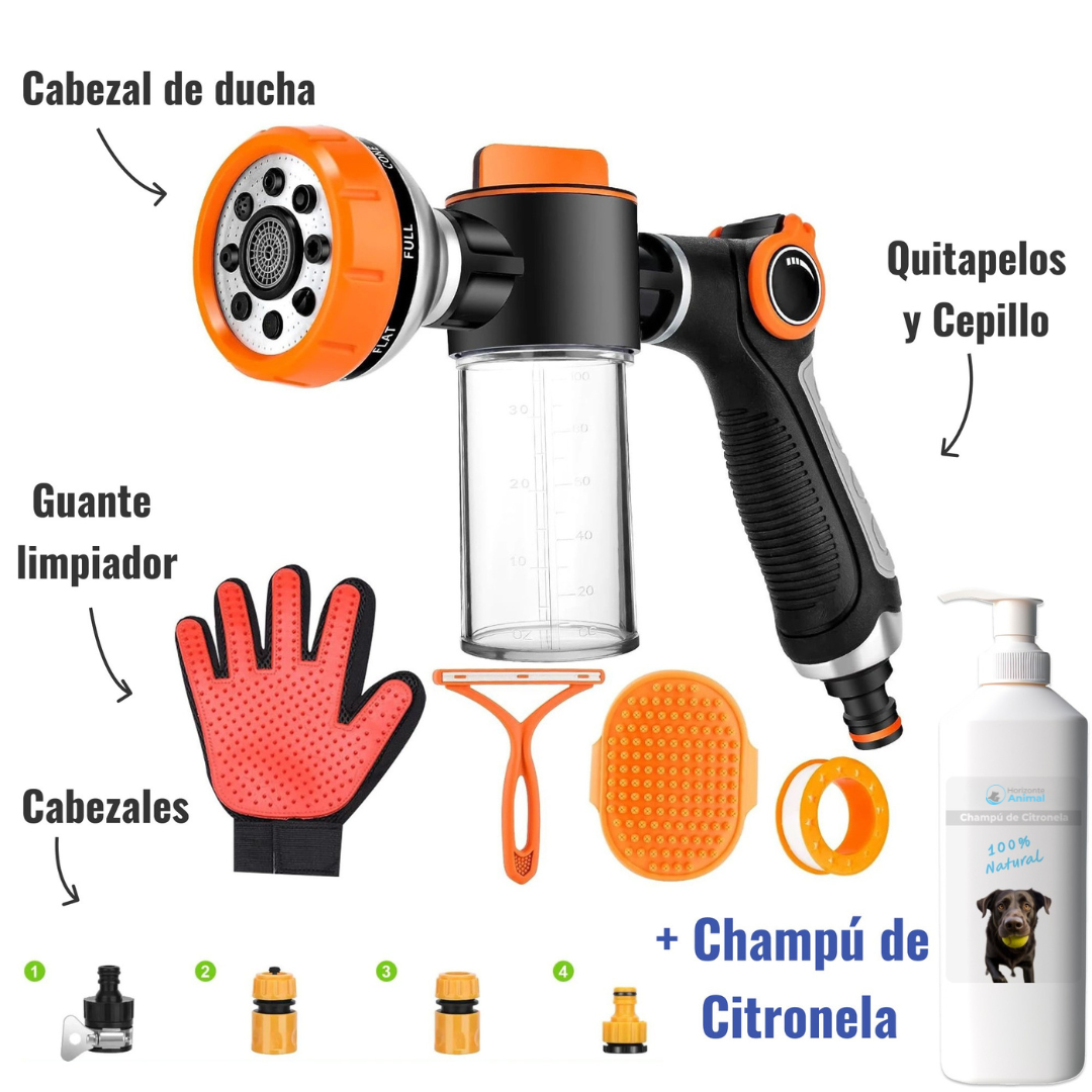 Cabezal Lavado Mascotas