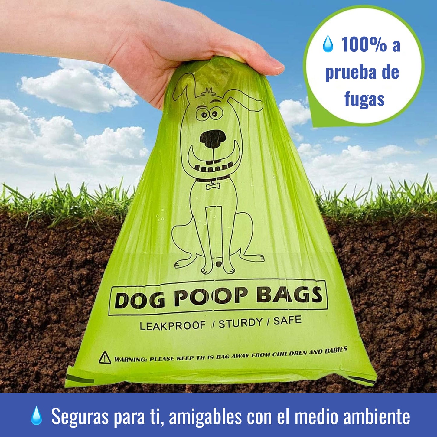 Bolsas para Caca de Perro - Degradables
