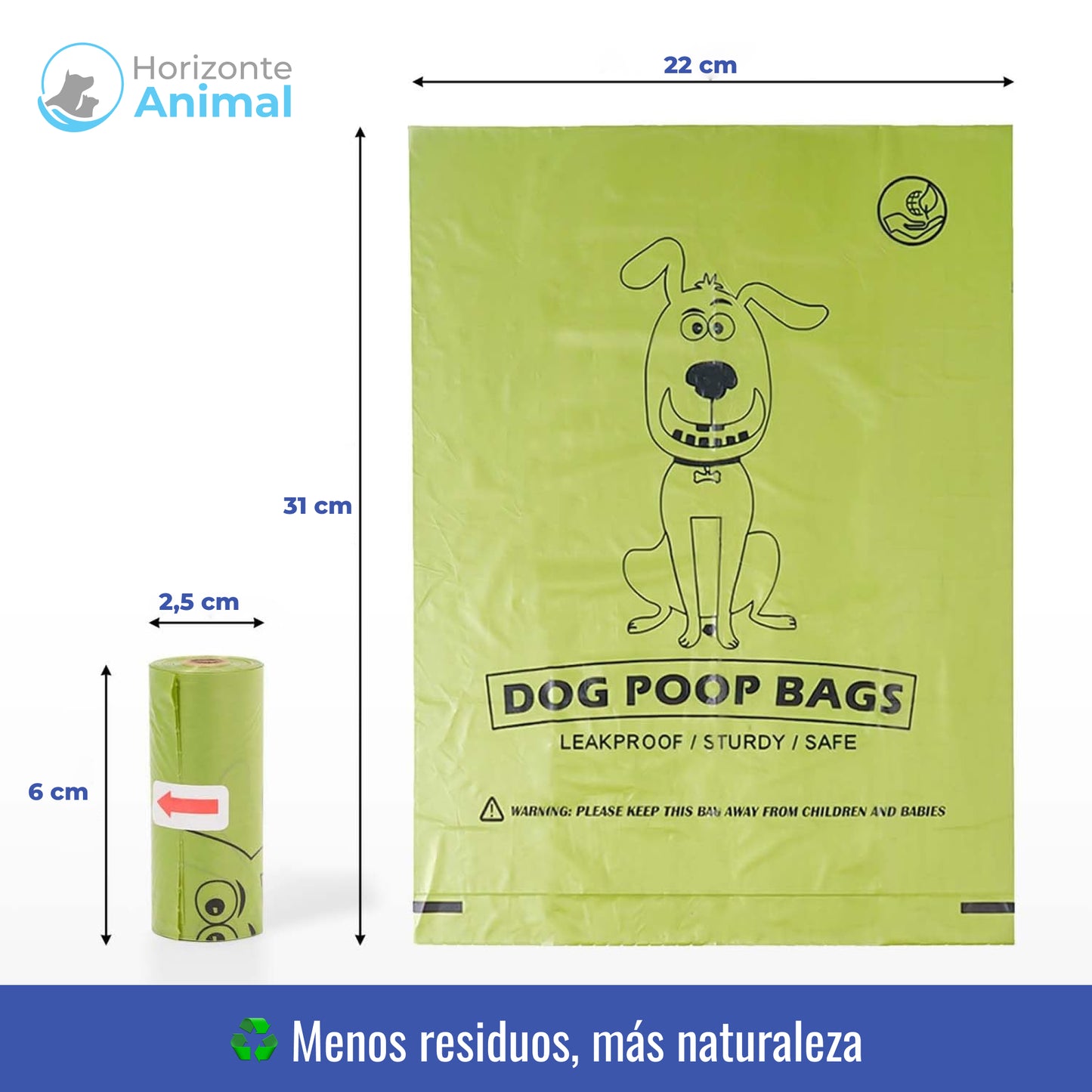 Bolsas para Caca de Perro - Degradables