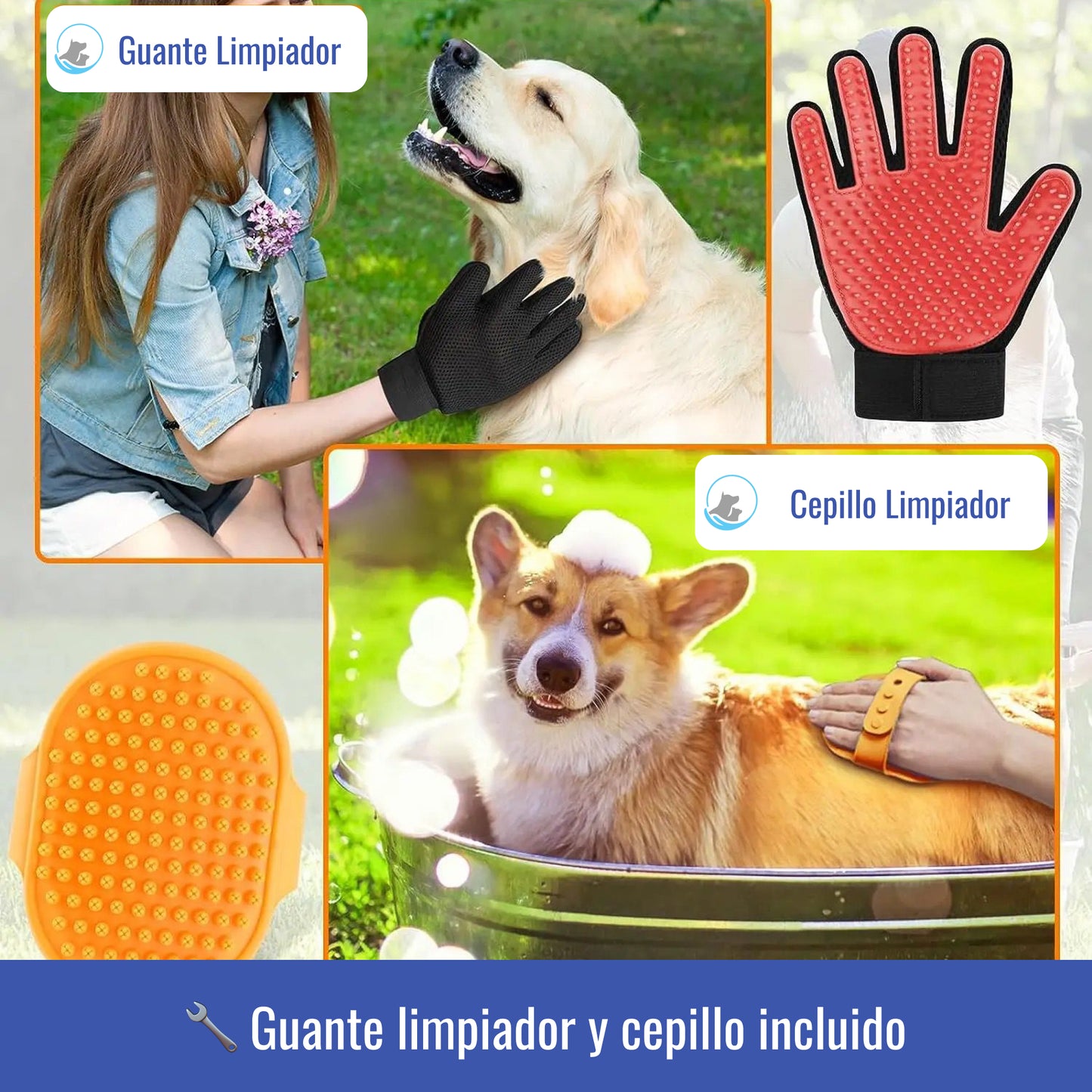 Cabezal Lavado Mascotas