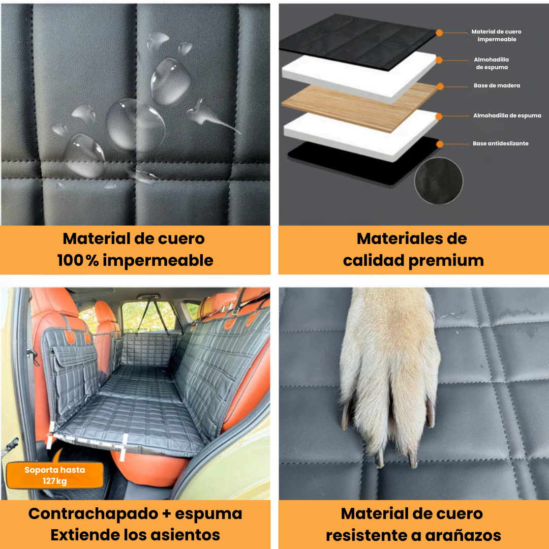 Funda de Asiento Trasero para Perros