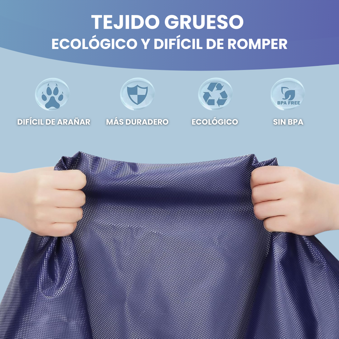 Piscina con rociadores para perros