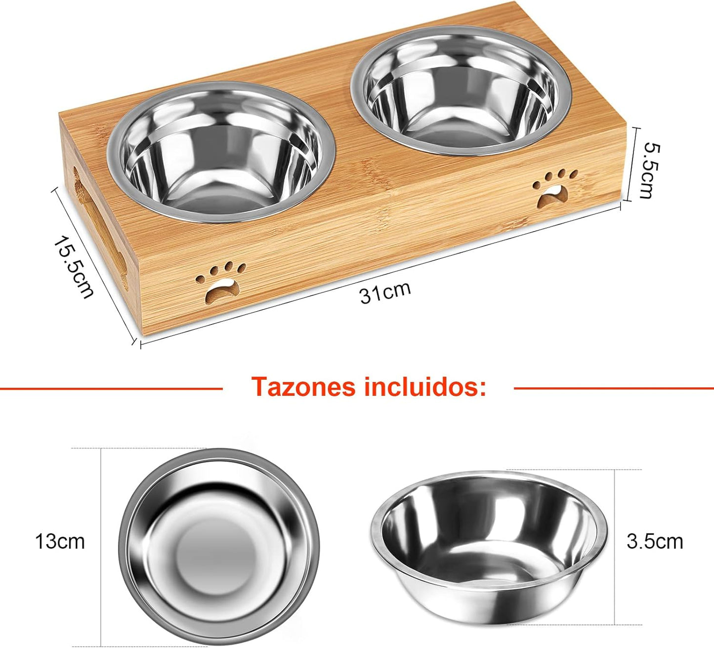 Comedero para Perros Personalizado
