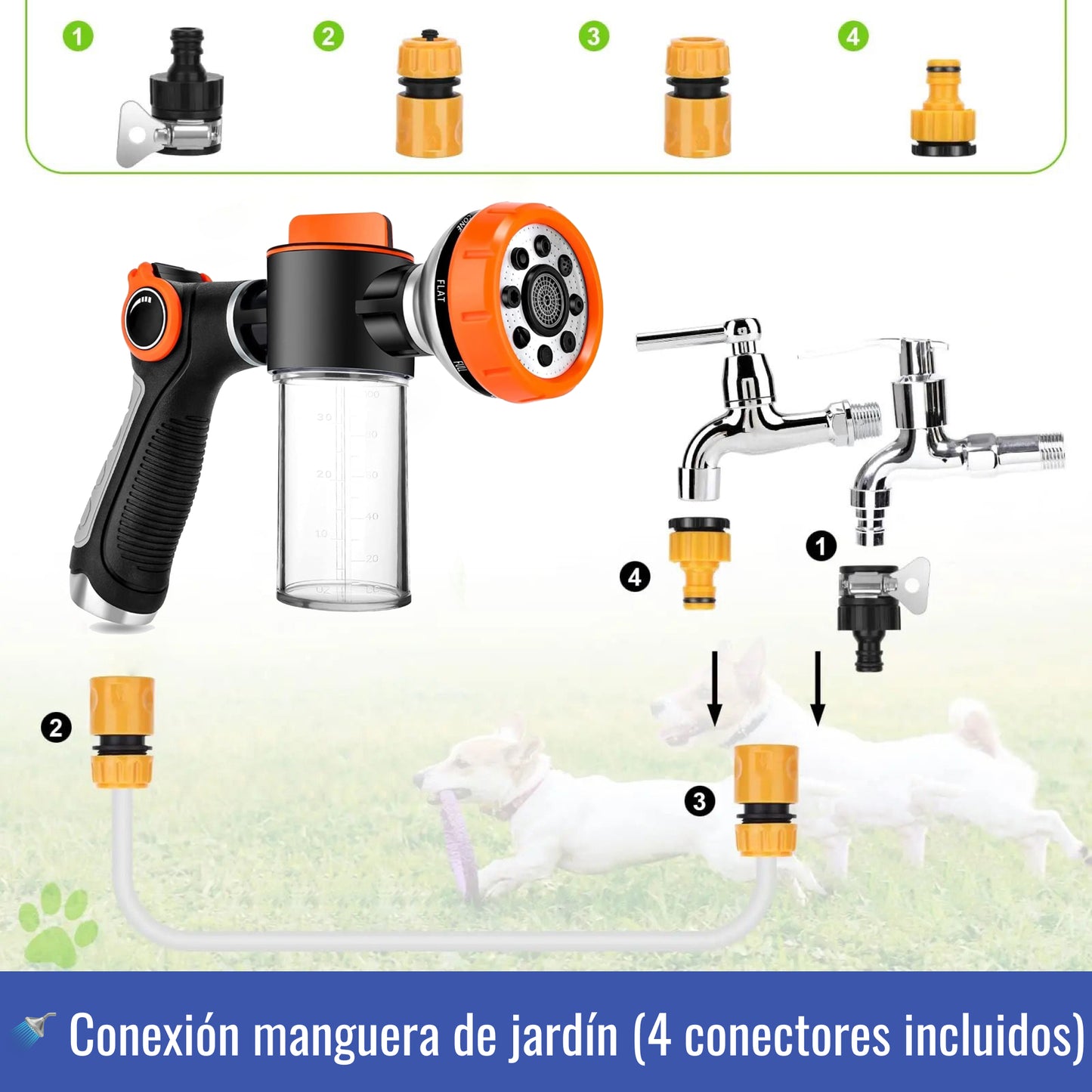 Cabezal Lavado Mascotas