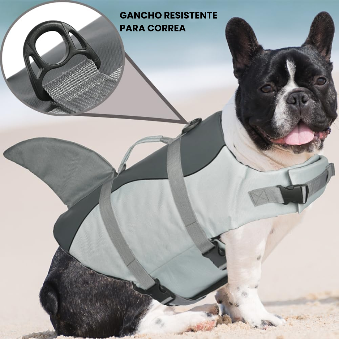Chaleco Salvavidas Tiburón Perro