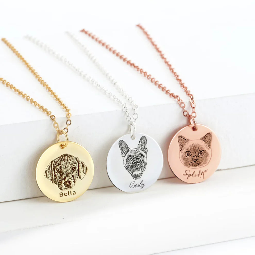 Collar Personalizado con Retrato de Mascota