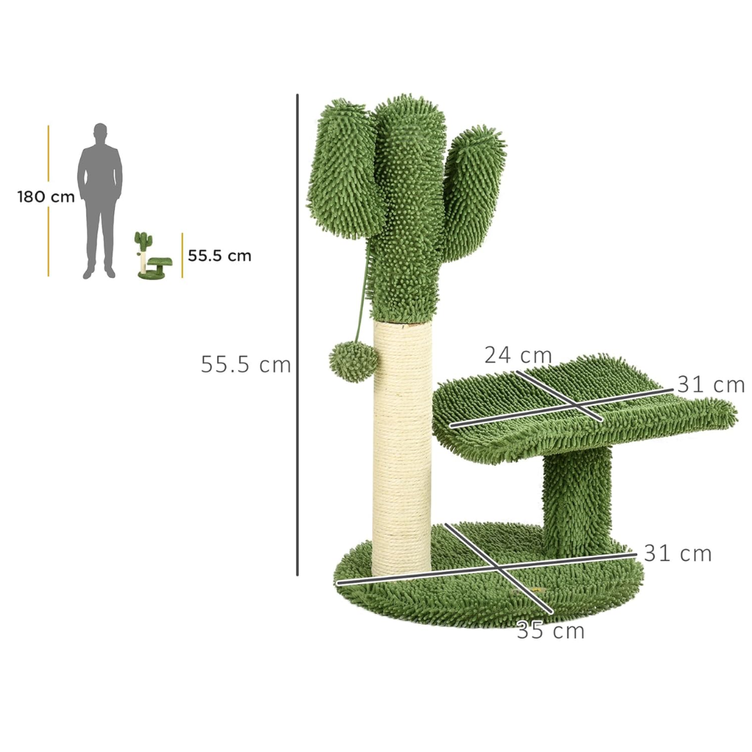 Árbol Rascador de Cactus para Gatos