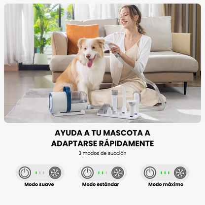 Cepillo y secador para perros y gatos