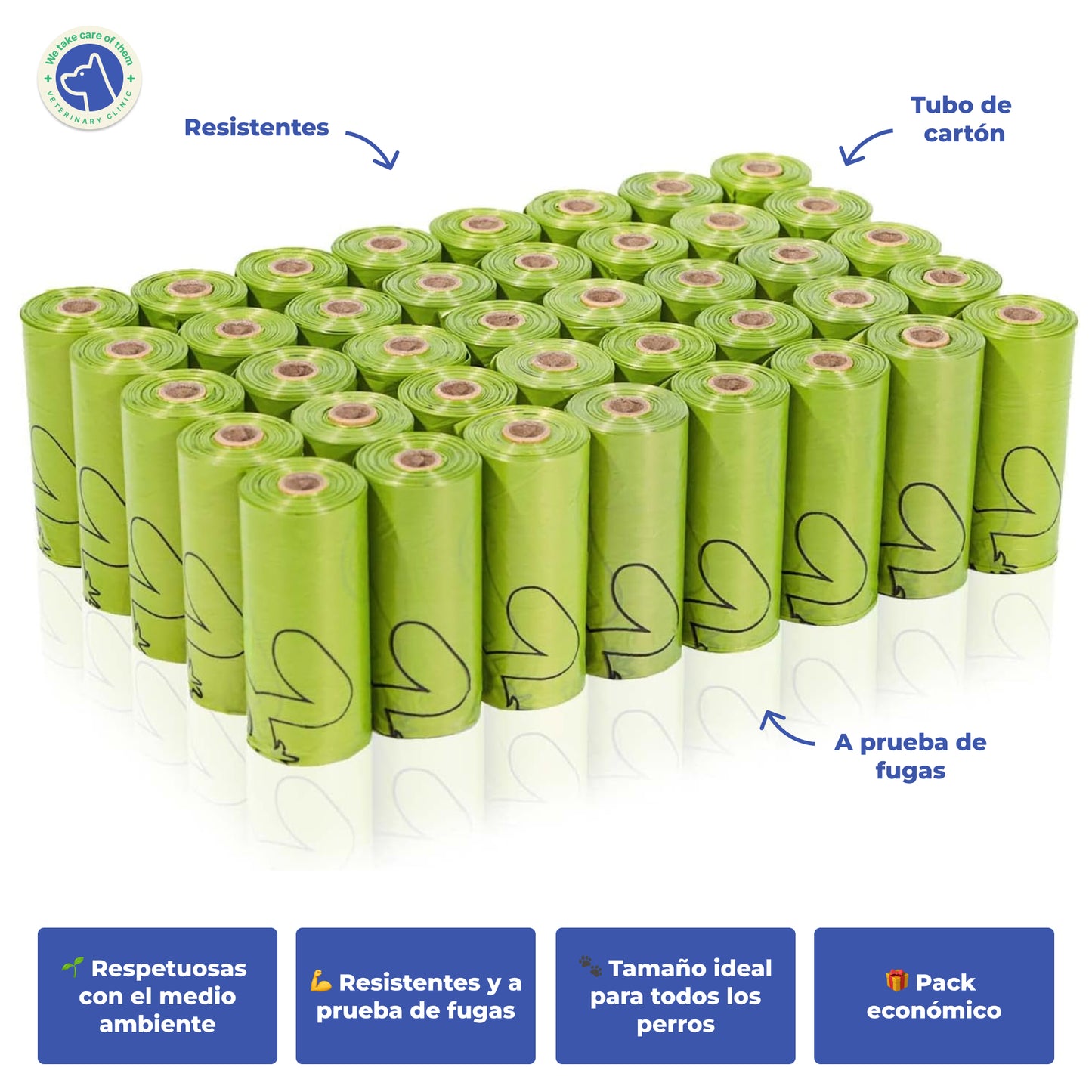 Bolsas para Caca de Perro - Degradables
