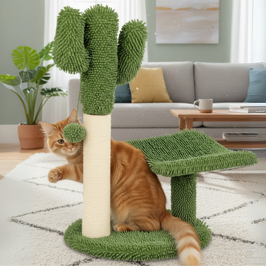 Árbol Rascador de Cactus para Gatos