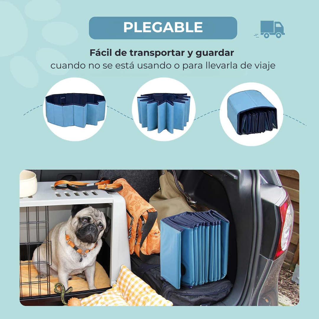 Piscina Plegable para Mascotas