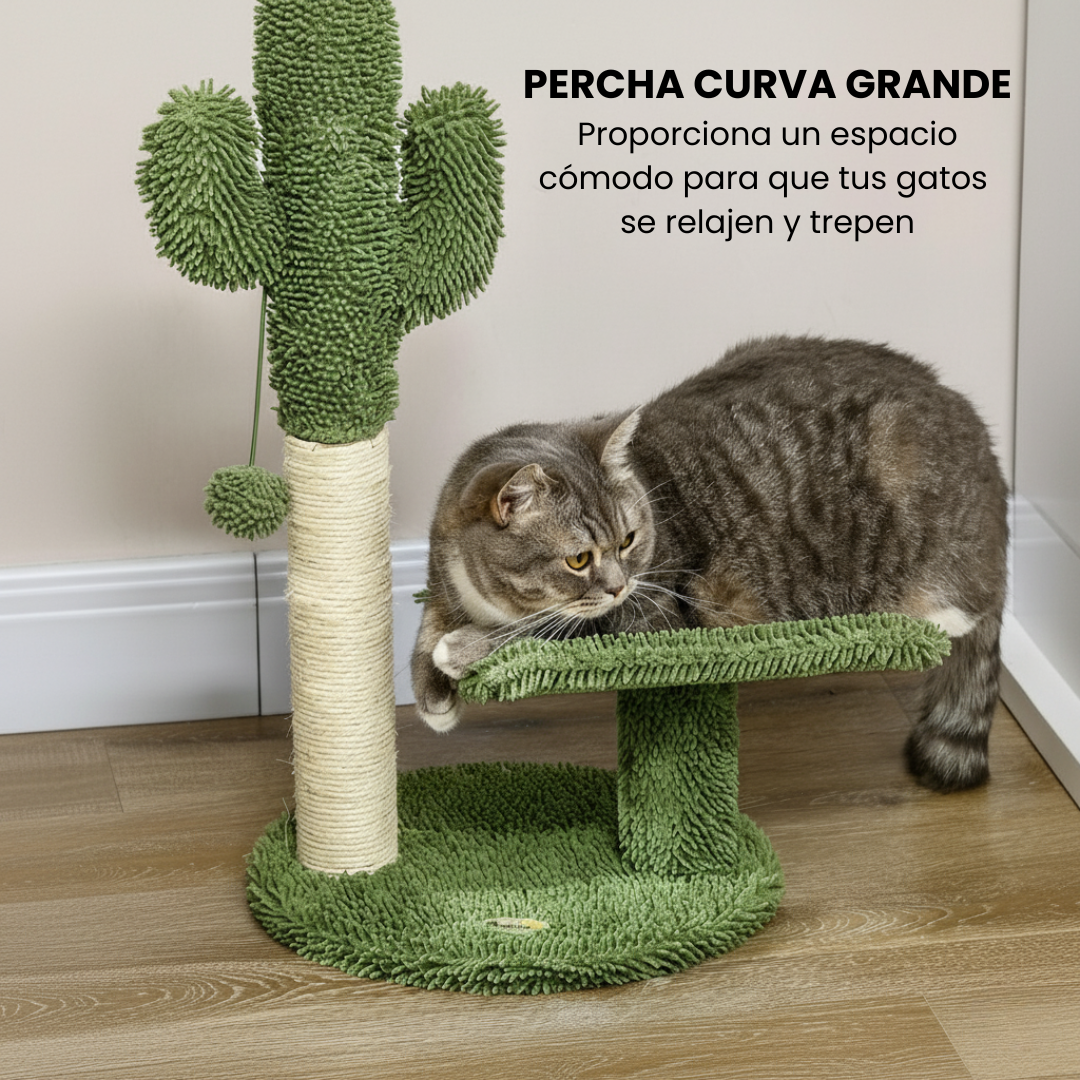 Árbol Rascador de Cactus para Gatos