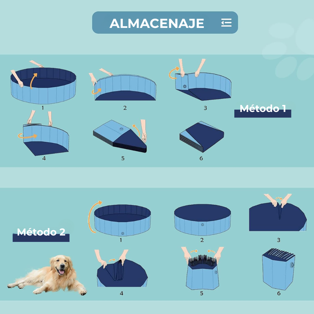 Piscina Plegable para Mascotas