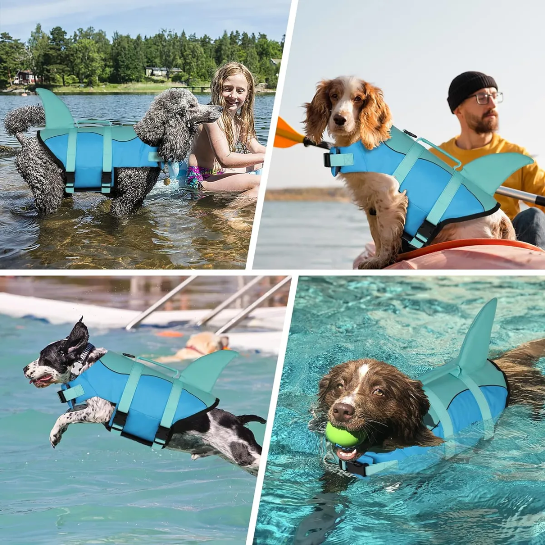 Chaleco Salvavidas Tiburón Perro