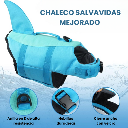 Chaleco Salvavidas Tiburón Perro